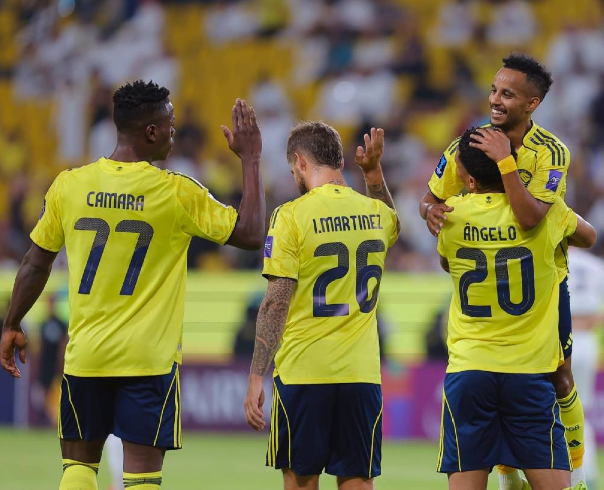 النصر يُسحق استقلول دوشنبه بخماسية في دوري أبطال آسيا