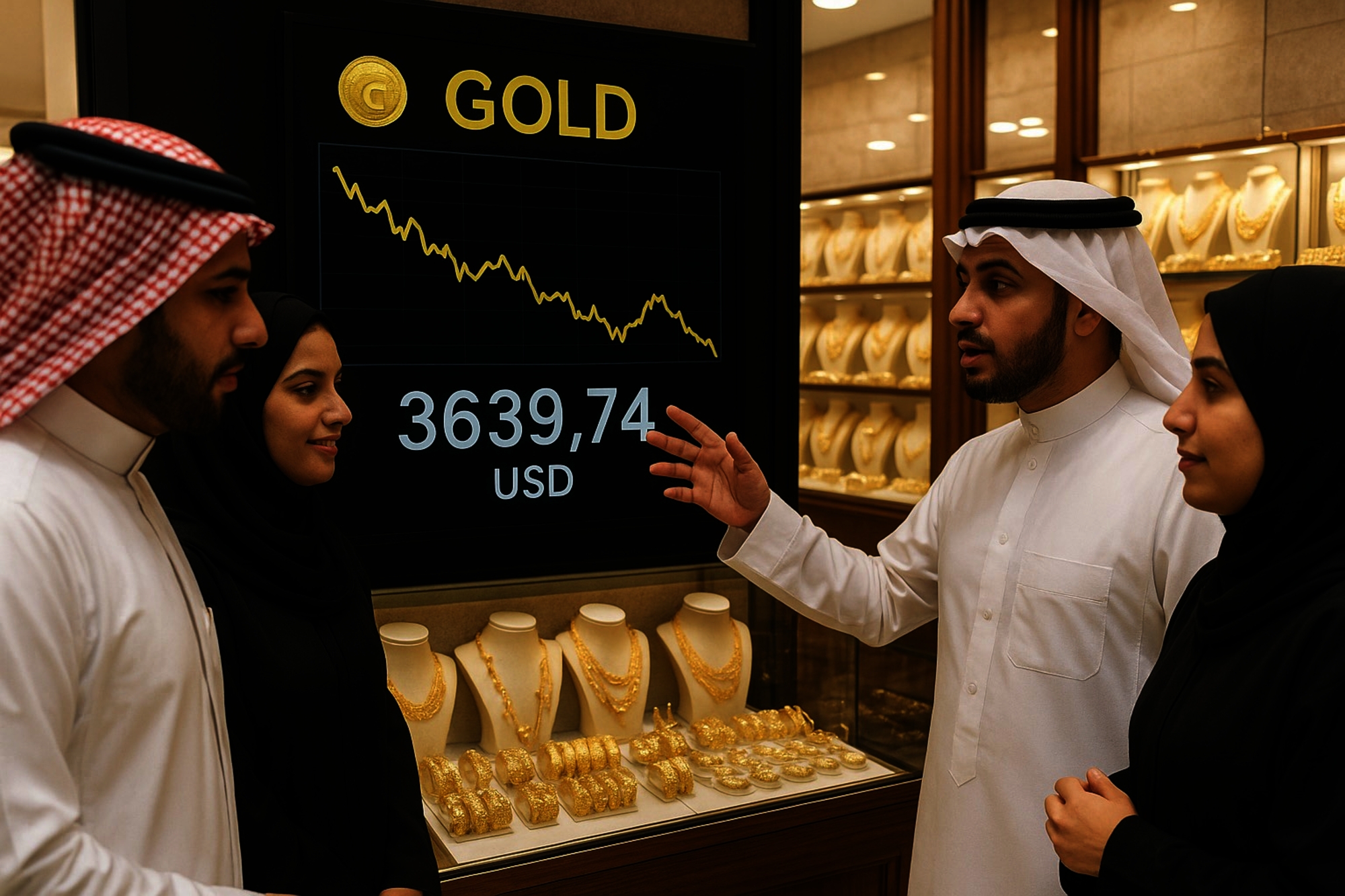 تراجع طفيف بأسعار الذهب في السعودية.. والدولار يفرض هيمنته