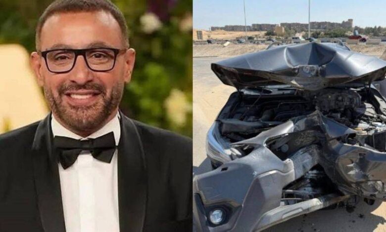 نجاة النجم أحمد السقا من حادث سير مروع يثير قلق محبيه.. ومسرحية “وهنا القاهرة” تنتظر عودته