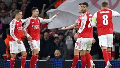 المدفعجية يواصلون التألق الأوروبي بثنائية نظيفة في شباك أولمبياكوس