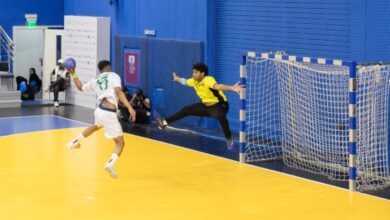 أخضر اليد يبدأ الألعاب الآسيوية للشباب بفوز تاريخي على المالديف