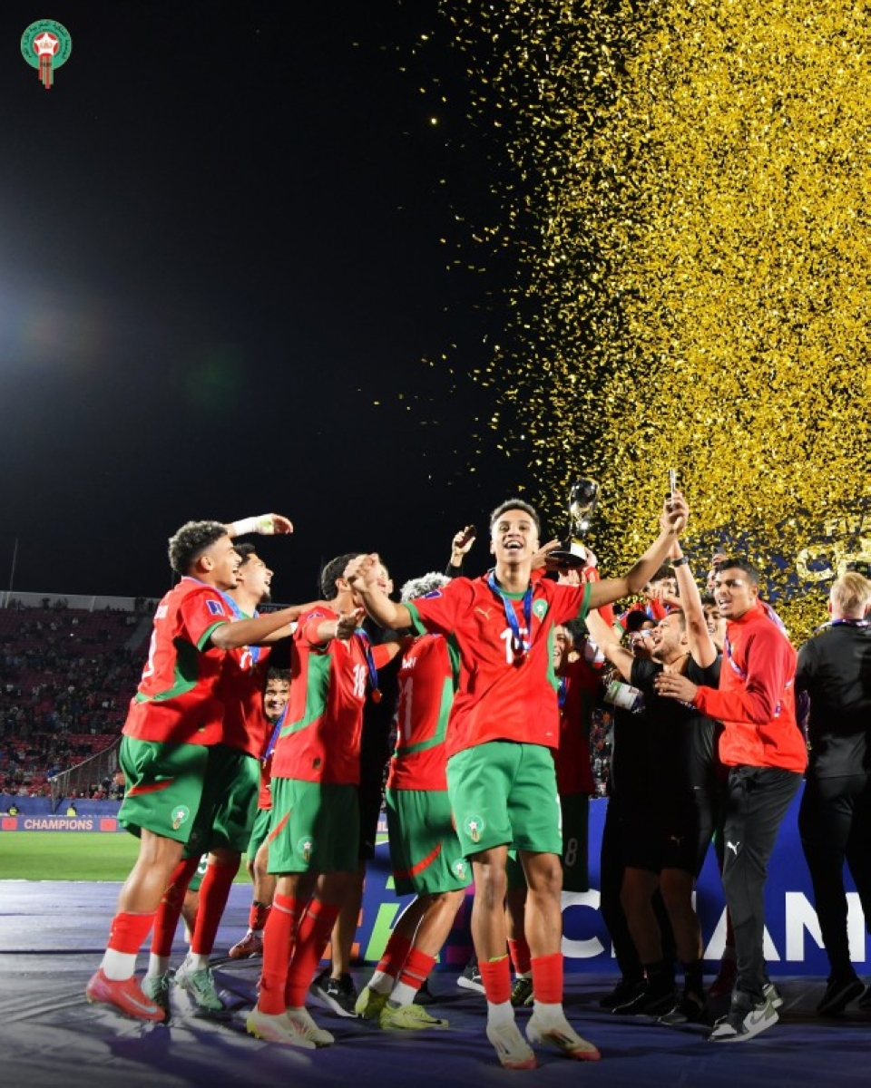 أسود الأطلس يكتبون التاريخ.. المغرب ينهي أسطورة الأرجنتين ويتوج بكأس العالم للشباب