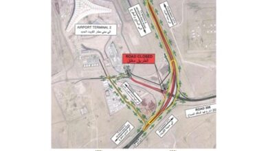 تحويلة مرورية جديدة في الكويت لتسهيل حركة السير بطريق صبحان